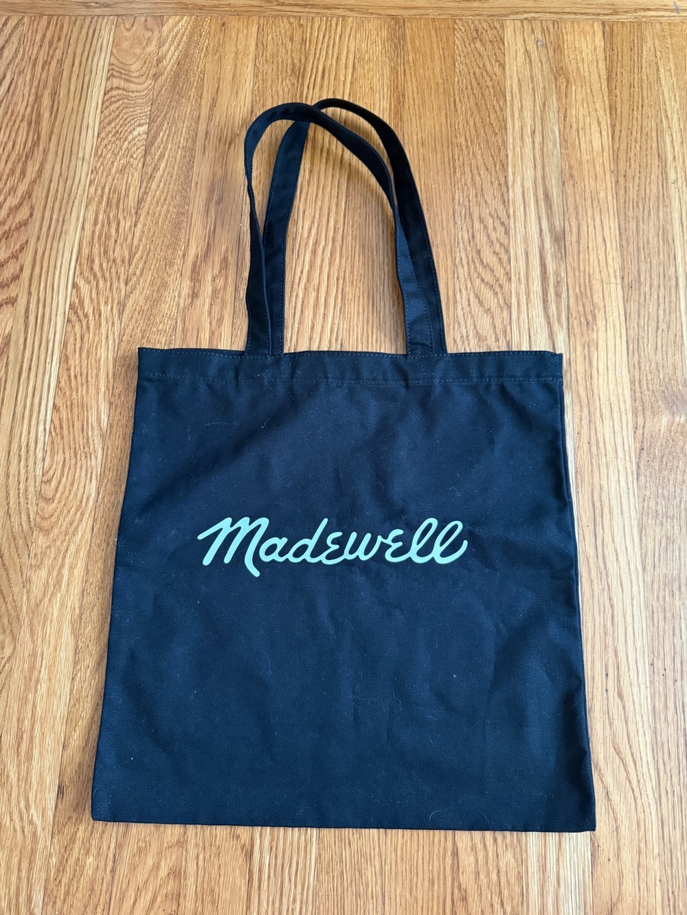 Madewell black everyday shopping tote bag